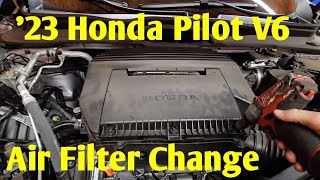 23 Honda Pilot Air Filter Change - How to