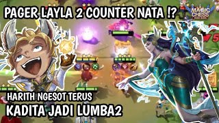 KADITA JADI LUMBA2 HARITH SEMAKIN NGESOT!!! LAWAN NGULTI PAGER LAYLA BIKIN NGAKAK 🤣 #magicchess