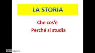 Che cos'é la storia