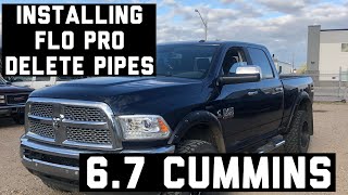 How to: Installing Flo-Pro DPF Delete Pipes on 2016 6.7 Cummins