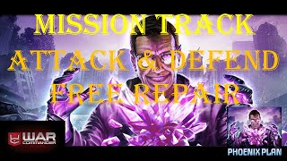 War Commander- PHOENIX PLAN [ MISSION TRACK ] ATTACK & DEFEND/ FREE REPAIR