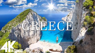 FLYING OVER GREECE (4K UHD) — успокаивающая музыка и красивые видеоролики о природе