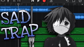 How to make a SAD TRAP Beat on GarageBand iOS! (2022)