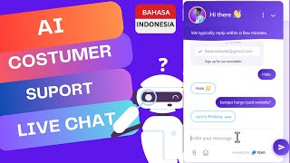 Livechat Costumer Service Ai Robot Pas Otomatis - bisa Bahasa INDONESIA - GRATIS percobaan