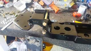 Jeep ZJ Iron Rock crossmember install