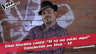 Elías Izurieta cantó “Si tú no estás aquí” -  Conciertos en Vivo - T2 - La Voz Ecuador