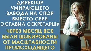 Истории из жизни. Директор умирающего завода вместо себя оставляет секретаршу. Все были шокированы