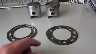 How to install the head gasket on a Polaris SL SLT SLX  650 750 780 Fuji