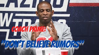 COACH PRIME ADDRESSES RUMORS TCU, MUST WATCH VIDEO. SWAC FANS CAN RELAX #HBCU #DEIONSANDERS #SWAC