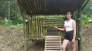 Full Building Bamboo House For Chicken, Buy Chickens to Raise - Green Forest Farm, Free Bushcraft