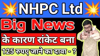 NHPC SHARE NEWS TODAY • NHPC SHARE LATEST NEWS 😇NHPC PRICE ANALYSIS • STOCK MARKET INDIA