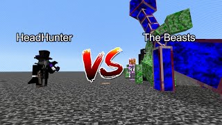 HeadHunter vs The Beasts  Minecraft  Mob Battle