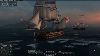 French 1st Rate L' Ocean in action!!! Naval Action PvE server.