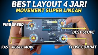SETTINGAN KONTROL LAYOUT 4 JARI TERBAIK UNTUK PEMULA PUBG MOBILE