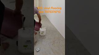 PVC vinyl flooring mat installation #shortvideo #shortsviral #shorts #rknaresh129#floormats #Indian