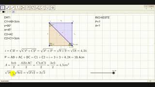 Triangoli rettangoli speciali Isoscele