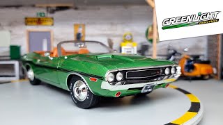 🚘 DODGE CHALLENGER R/T, Greenlight 1/18 (13586) #85