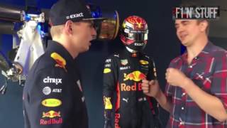 Max Verstappen Interview with Adam Trent + MAGIC TRCIKS!