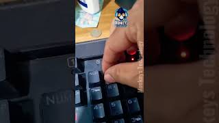 Cambio de switch/tecla en teclado mecánico redragon #Monkeystechnology