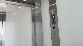 2x KONE Zone D Circulation Drum Elevators @ Gate Avenue, DIFC, Dubai, UAE