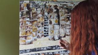 Live Inca Landscape in Oils | Painting