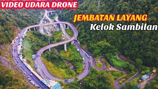 Jembatan Layang Kelok 9 Terindah di Indonesia | Kelok Sambilan | Video Udara Drone