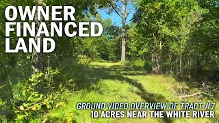 Ground Video - 10 Acres of Owner Financed Land for Sale in Arkansas - WZ07 #land #landforsale