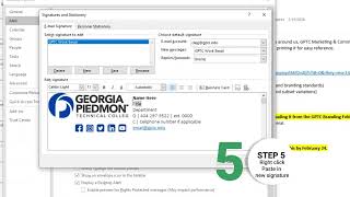 How to add Email Signature