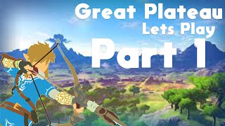 Zelda Breath Of The Wild Lets play the Great Plateau PART 1! - ManicJack