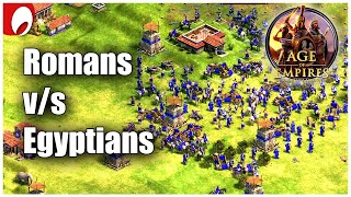 Romans vs Egyptians | Age of Empires: Definitive Edition - Gameplay (PC|HD)