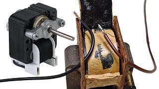 SHADED-POLE MOTOR Cleaning & Rewiring || RCA VICTOR RP-190