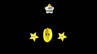 Star Fruit Dancing - Fruits Dance Party #shorts