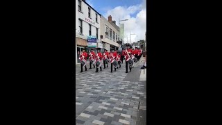 Lisburn Young Defenders 9th July 2023 Traditional pre-twelfth Sunday Service #marchingbands #lyd