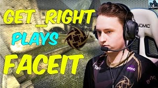 GET_RIGHT PLAYS FACEIT ON COBBLE | XIZT, DRAKEN, OSKAR, DENIS | 2017.04.12.