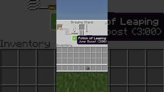 How To Brew Leaping (3:00) Splash Potions In Minecraft #Shorts