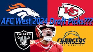 AFC West 2024 Draft Picks Break down