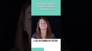 I lost 80 pounds with fasting #shorts #obesity #fasting #omad