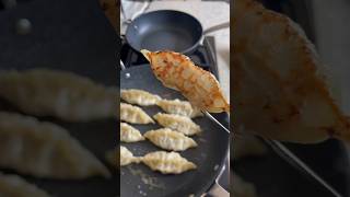 Pan fried dumpling #asmr