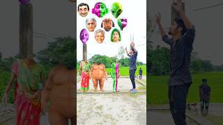 Kamariya Dole song😁vs Dame Tu cosita vs fat dog vs dancing buddi & me correct head funny magic video