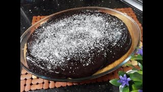 الكيك اليومي مع بودنج الشوكلاتة  Coconut Cake with Chocolate Pudding/مطبخ ميساء حسين