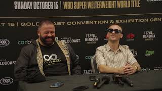 "I'm not going to wait" Sam Goodman vs Miguel Flores post fight press conference