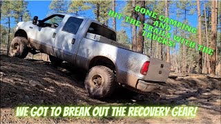 Gone Camping and Hitting the Trails With the Trucks F250 and F150 Offroad