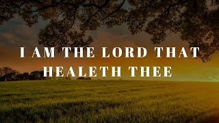 Soaking guitar worship instrumental - I am the Lord that healeth thee