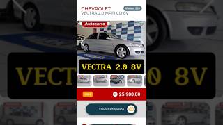 VECTRA 2.0 8V #carros #chevrolet #vectra