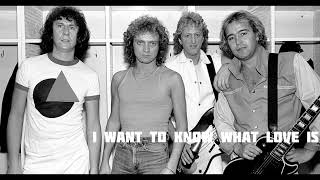 I Want To Know What Love Is - Foreigner