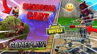 *NEW* SHOPPING CARTS VEHICLES IN FORTNITE BATTLE ROYALE!!!