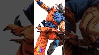 DRAGON BALL FIGURE 2D REPAINT ULTRA INSTINCT SON GOKU #Shorts