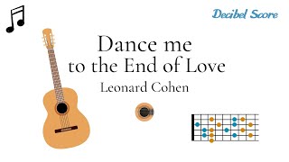 Dance me to the End of Love | Tuto de guitarra con acordes