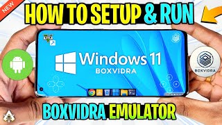 NEW 🔥 BOXVIDRA ANDROID - SETUP/BEST SETTINGS/REVIEW! WINDOWS EMULATOR FOR ANDROID