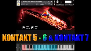 REAL TENOR SAX LMTYM🎷🎷🎷 Los mejores saxofones😱😱SAMPLES KONTAKT 5, Kontakt 6 & Kontakt 7🎼🎹 By LMTYM🔥💯